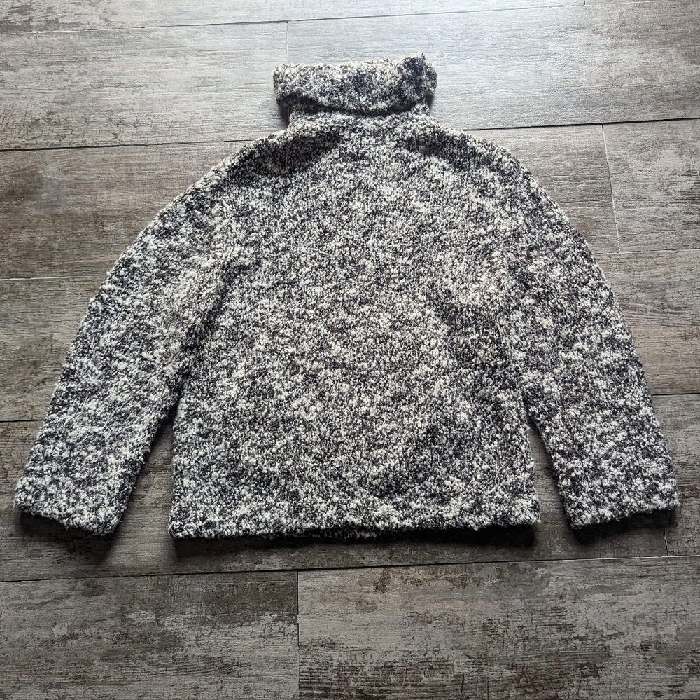 & Other Stories Wool Turtleneck Sweater Kangaroo Pockets